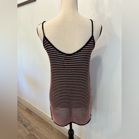 Zara knit SZ S swim cover up top dress EUC striped knit pattern - Picture 7 of 9